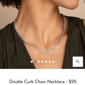 Mejuri Double Curb Chain Necklace - Silver